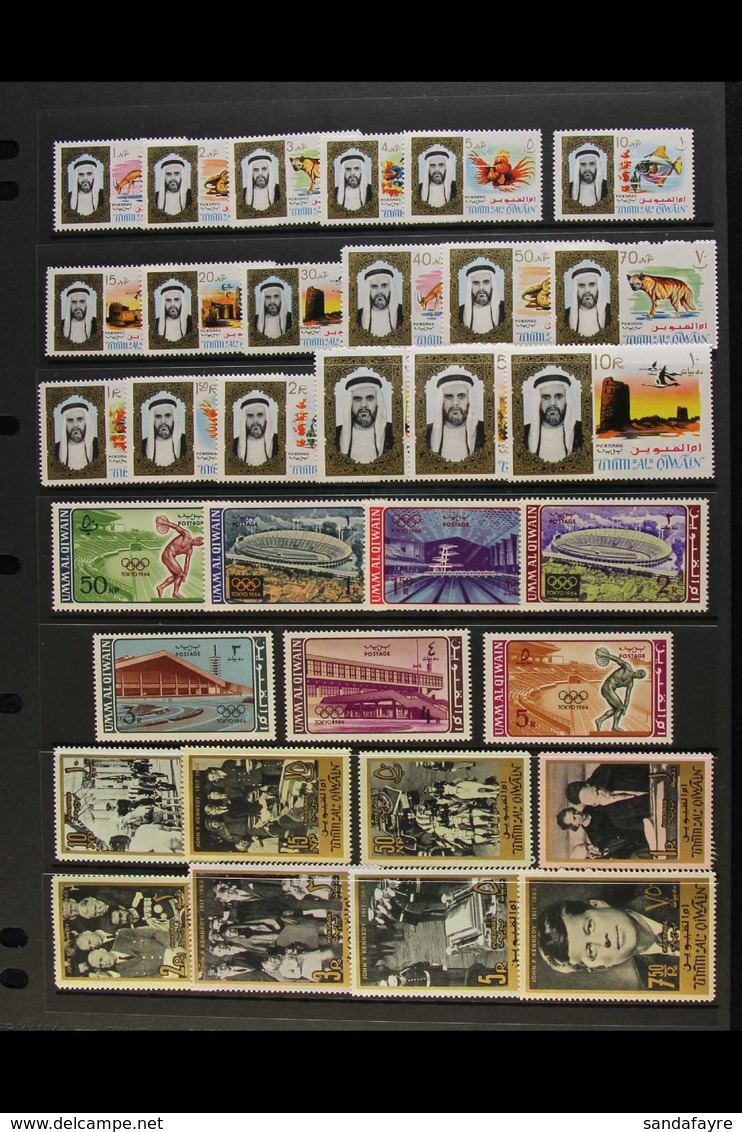 1964-72 NEVER HINGED MINT COLLECTION A Lovely All Different Collection Which Includes 1964 First Issue Set Of 18, 1965 A - Dubai