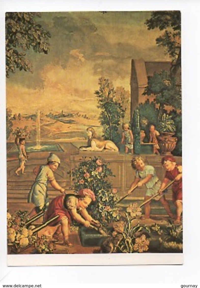 Le Grand Printemps (détail) Tenture Des Enfants Jardiniers (tapisserie Gobelins Vers 1718) Musée Saumur - Cp Vierge - Objets D'art