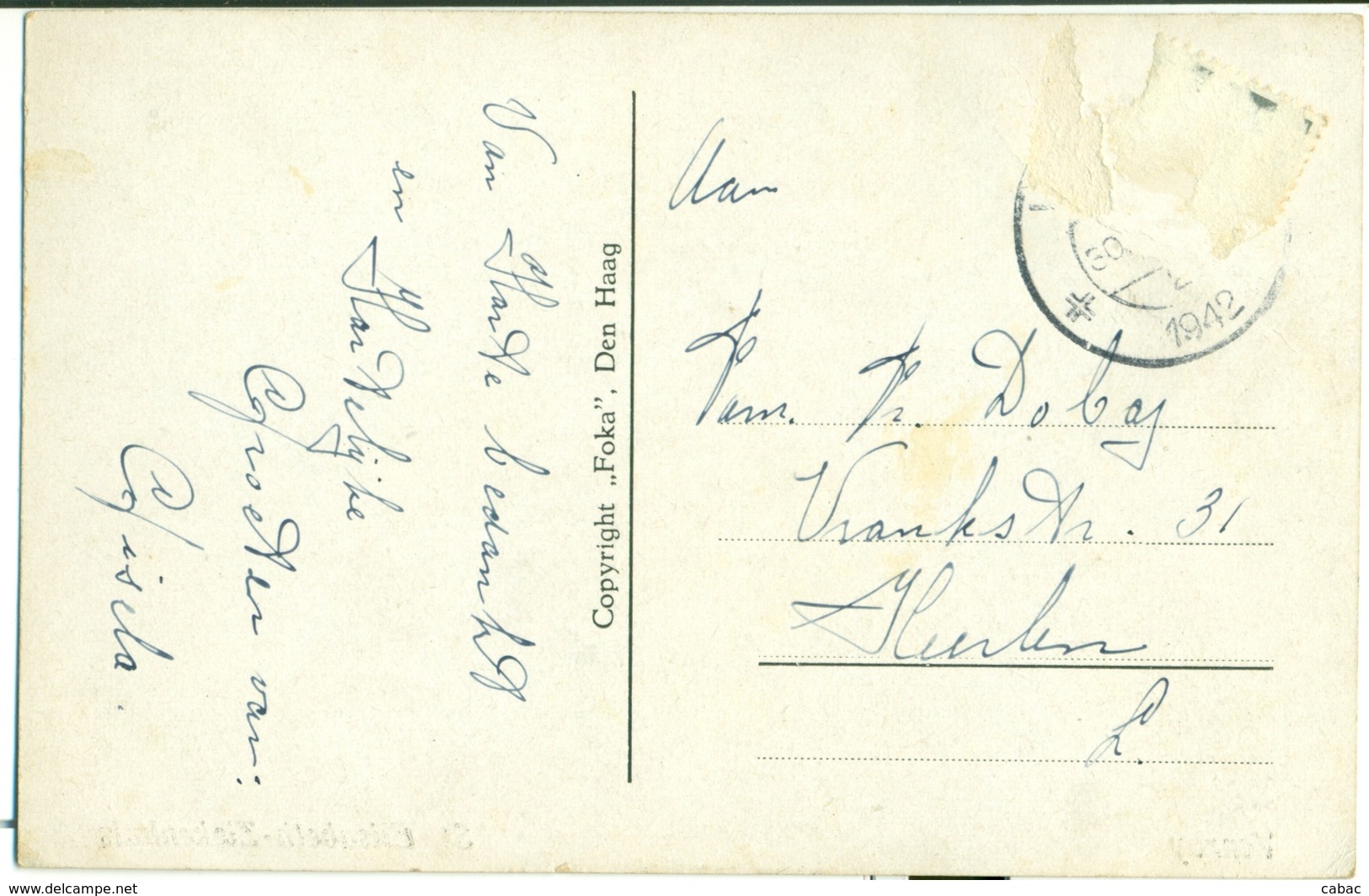 Venray, St. Elisabeth - Ziekenhuis, Netherlands, Holland, 1942, Circulated. - Venray