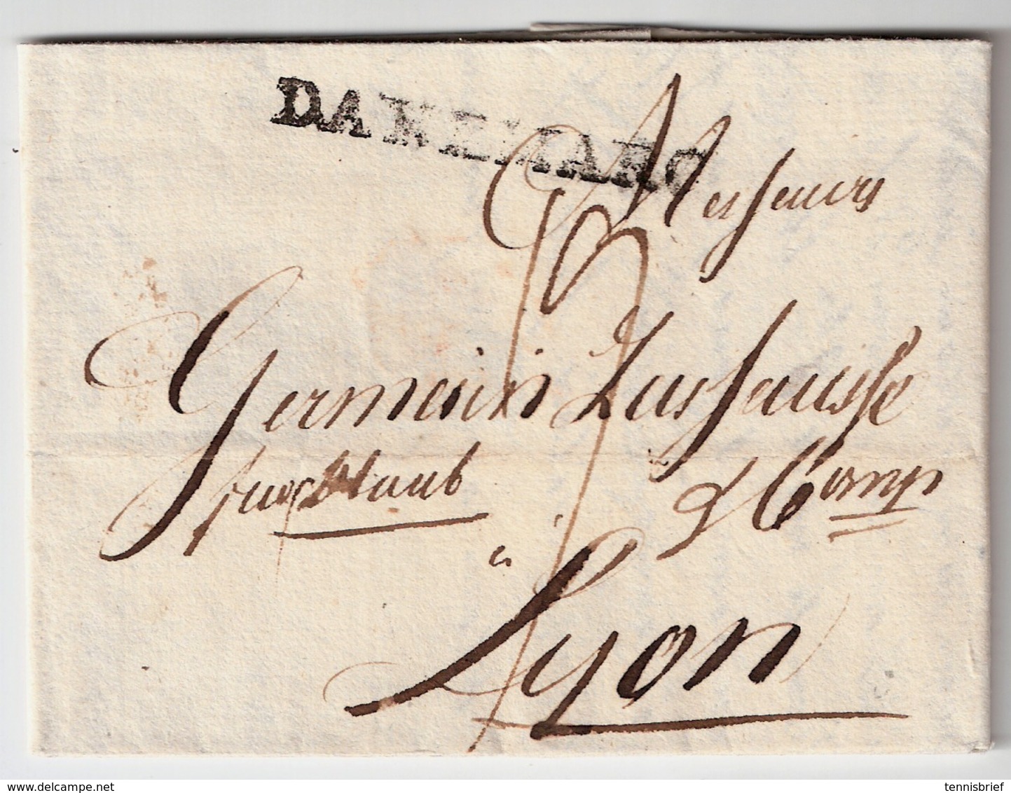 Schleswig-Holstein ,1805, Glückstadt, Transit-Stp., Forwarded  ,  #a925 - Vorphilatelie