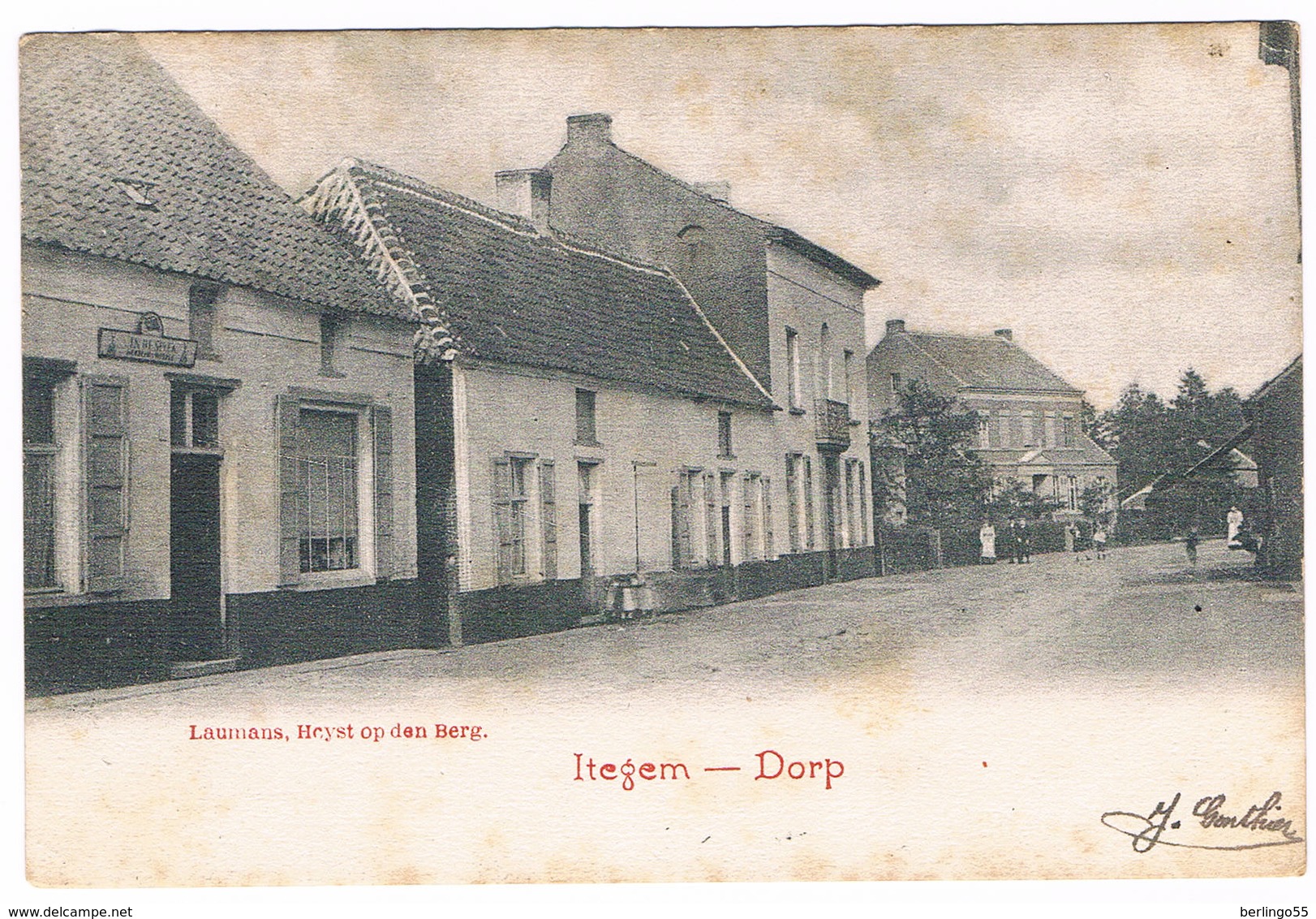 Itegem - Dorp 1903  (Geanimeerd) - Heist-op-den-Berg