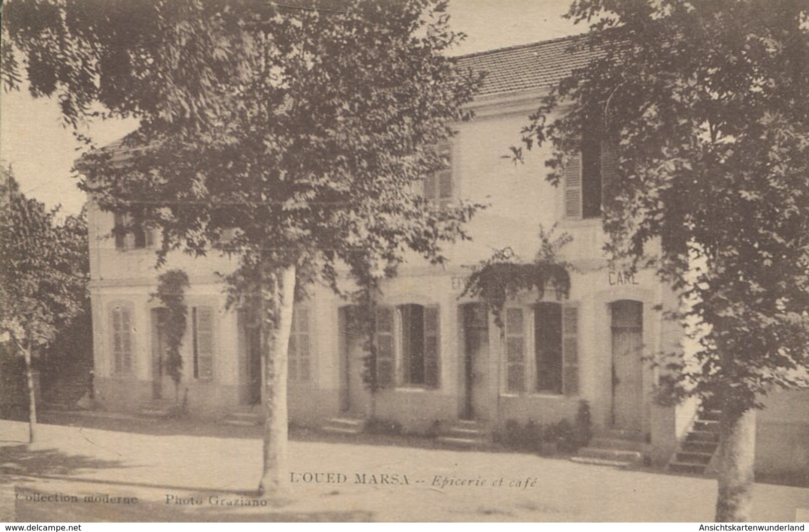 005274  L'Oued Marsa - Epicerie Et Café  1924 - Autres & Non Classés