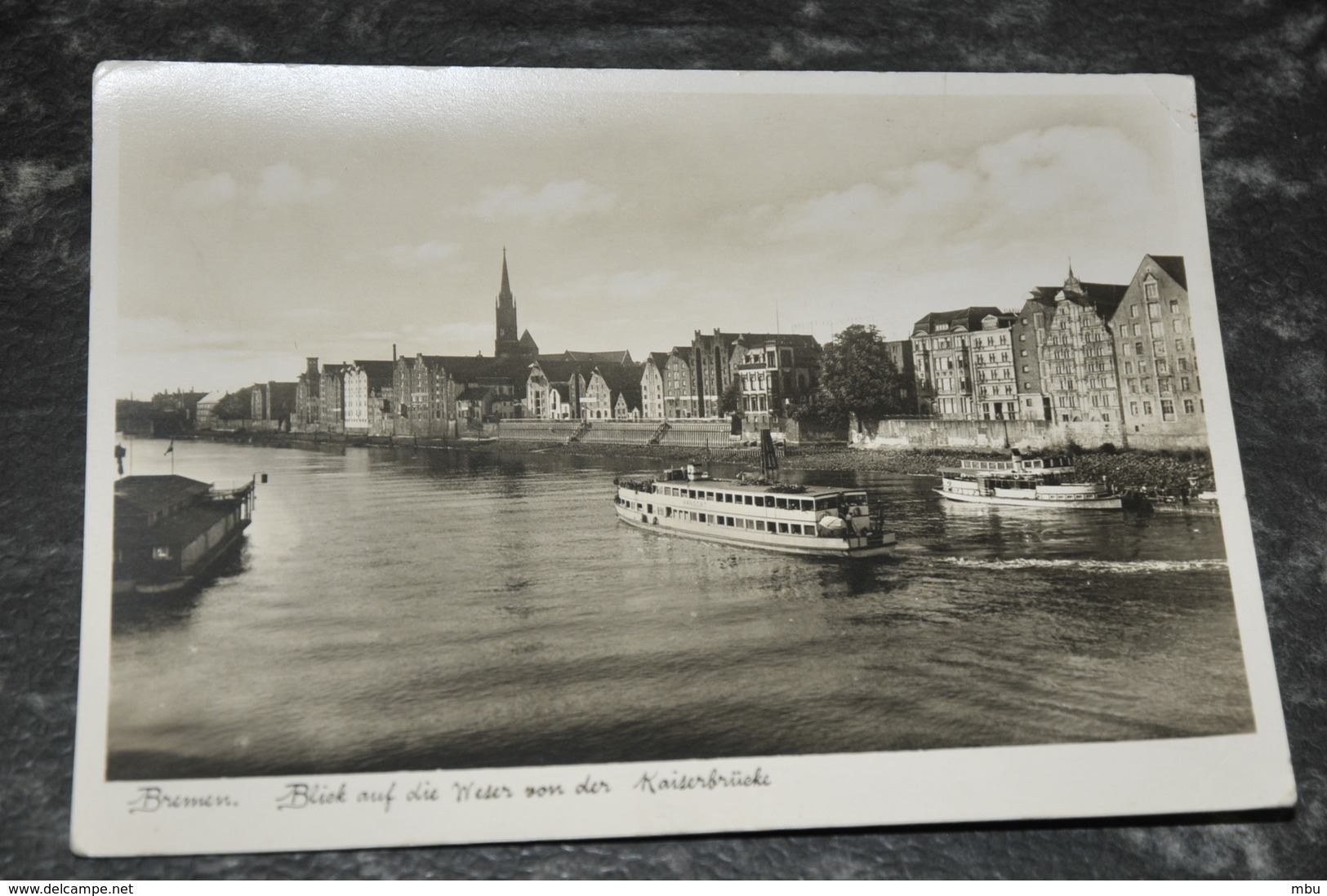 2895  Bremen, Blick Auf Die Weser Von Der Kaiserbrücke - Bremen