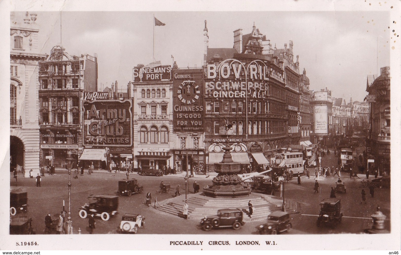 LONDON - PICCADILLY CIRCUS VG AUTENTICA 100% - Piccadilly Circus