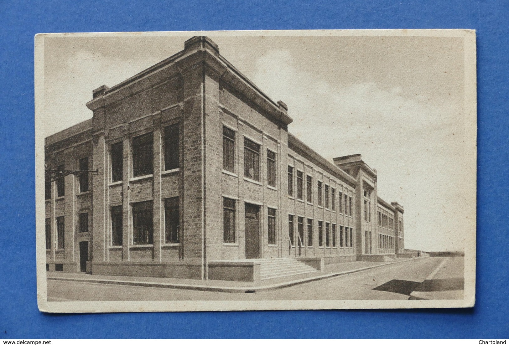 Cartolina Trani - Edificio Scolastico - Scuole Elementari - 1925 Ca. - Bari