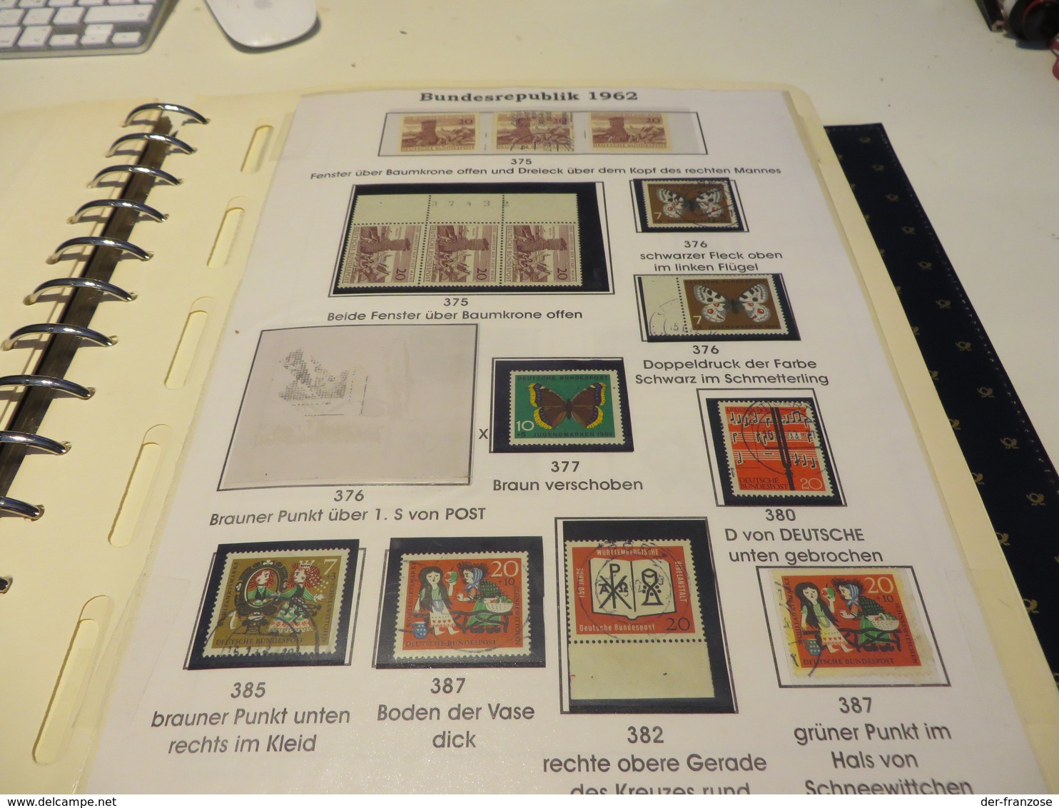 DEUTSCHLAND / BUND  1962 / 1974  Spezial - Slg. mit o / ** /  MARKEN, ABARTEN, BOGENTEILE, RANDSTÜCKE im BINDER