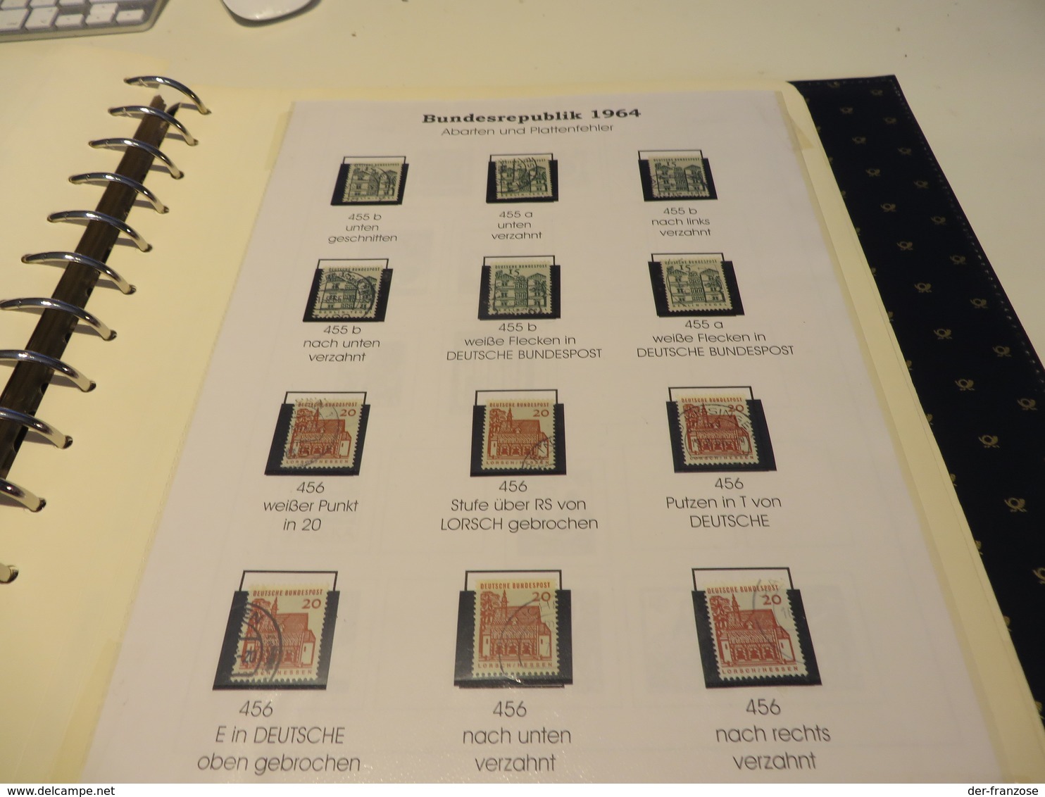 DEUTSCHLAND / BUND  1962 / 1974  Spezial - Slg. mit o / ** /  MARKEN, ABARTEN, BOGENTEILE, RANDSTÜCKE im BINDER