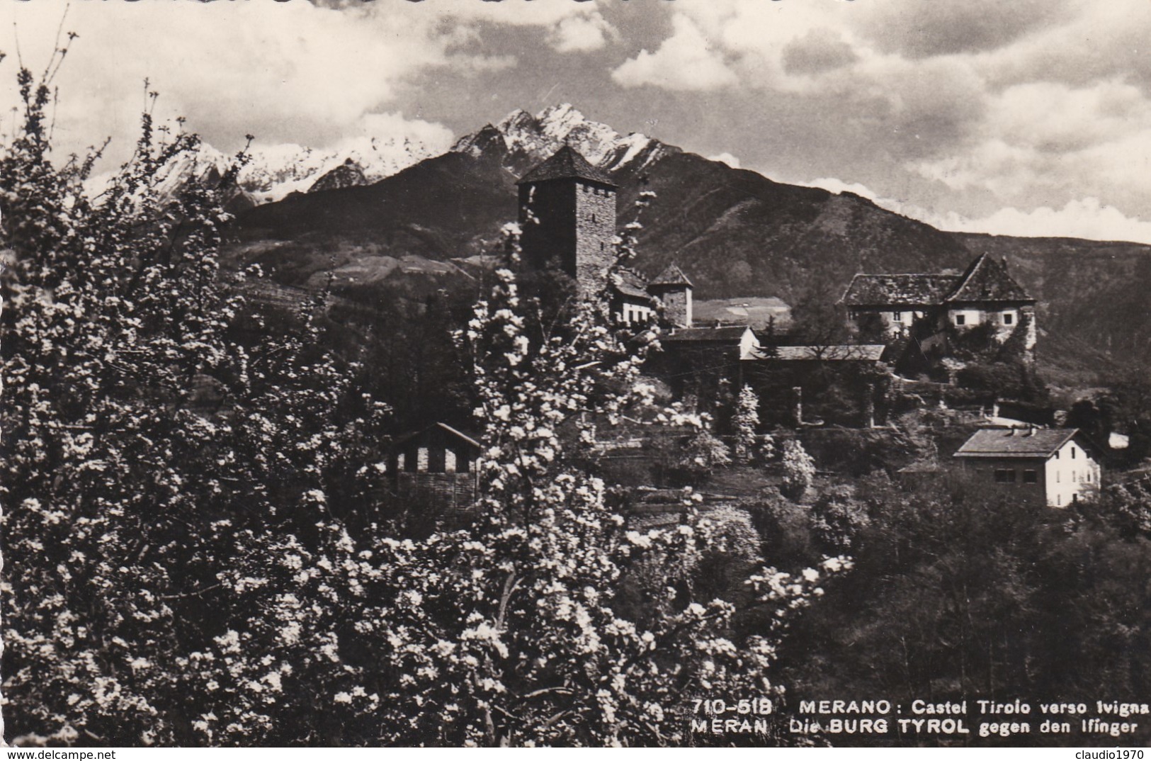 CARTOLINA - POSTCARD - MERANO - CASTEL TIROLO VERSO IVIGNA - Merano