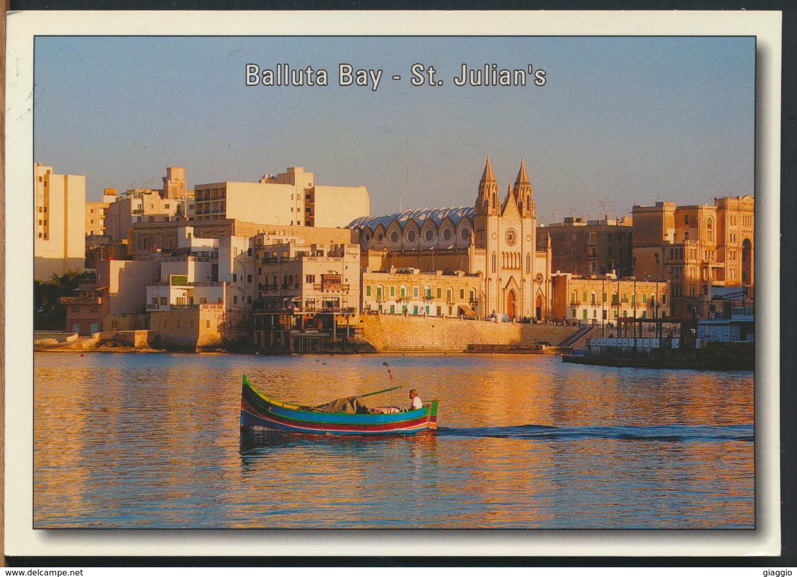 °°° 11403 - MALTA - ST. JULIAN'S - BALLUTA BAY - 2004 With Stamps °°° - Malta