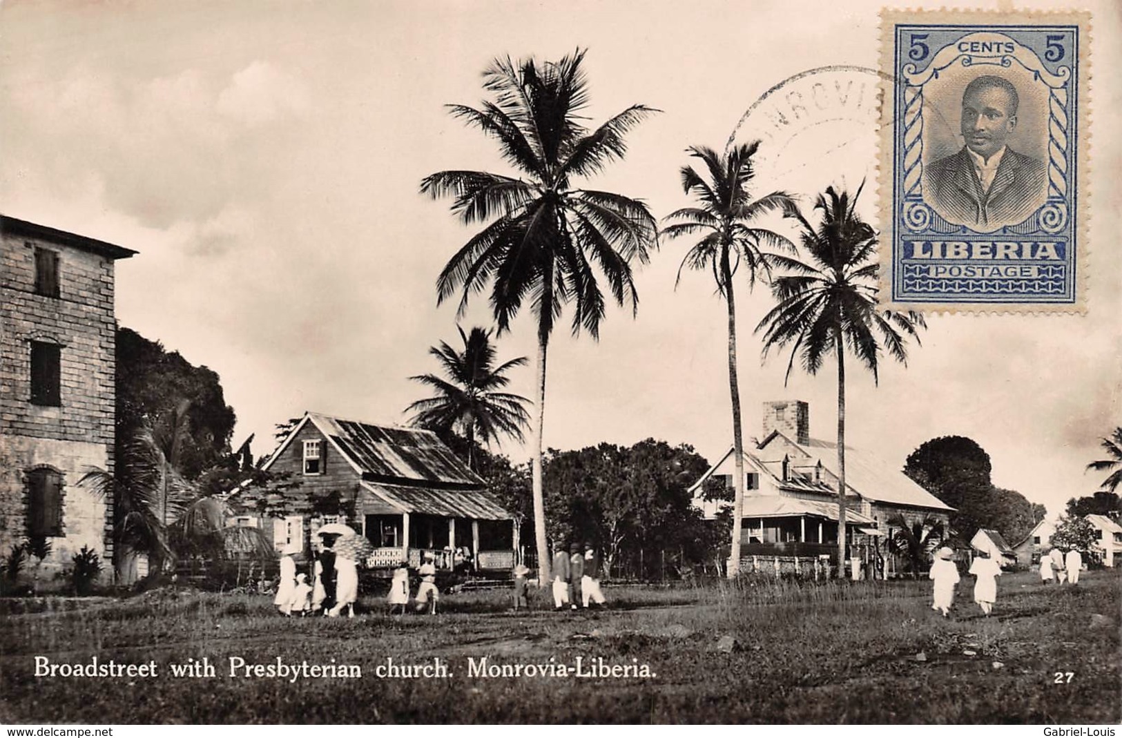 Broadstreet With Presbyterian Church. Monrovia-Liberia - Liberia