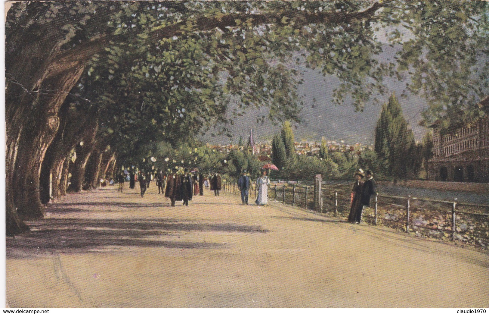 CARTOLINA - POSTCARD - MERANO - PASSEGGIATA INFERIARE - Merano