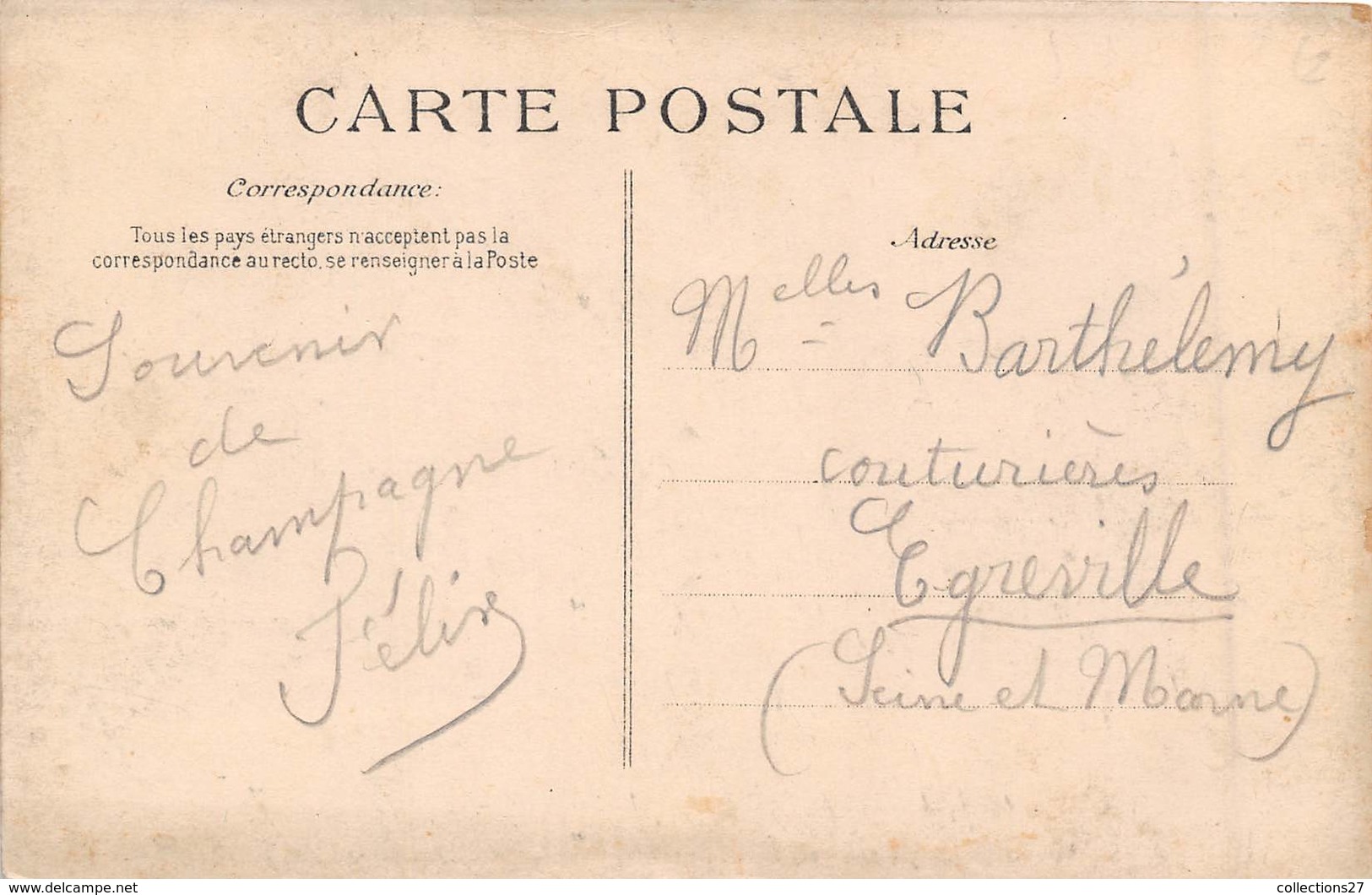 51-AY-EN-CHAMPAGNE- AVRIL 1911, MAISON D'HABITATION BISSENGER EN FEU - Ay En Champagne