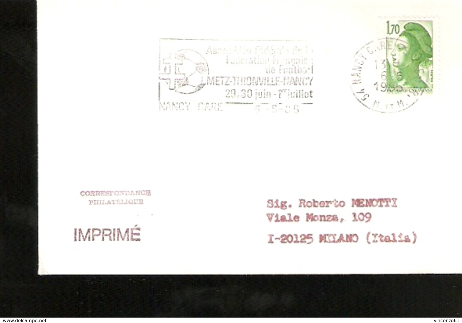 1985 Metz Thionville Nancy Assemblee Federal De La Federation Francaise De Football - Altri & Non Classificati