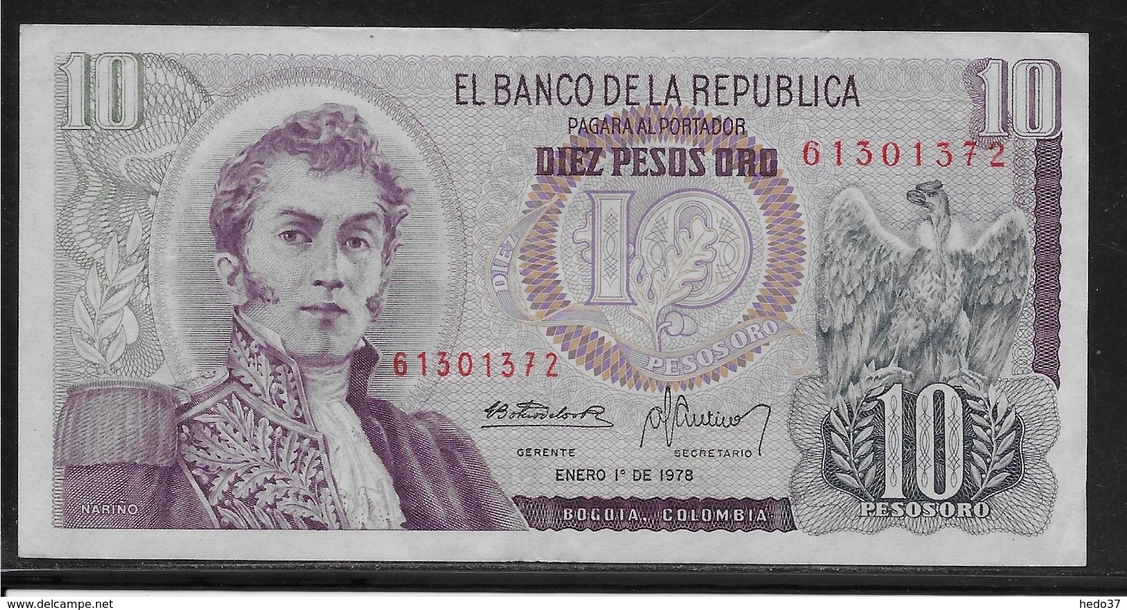Colombie - 10 Pesos  - Pick N° 407 - TTB - Colombia