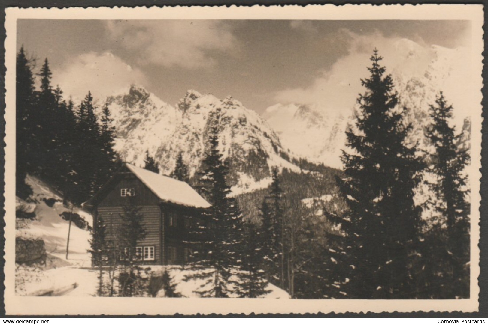 Chata Dr- A Guhra Na Hrebienku, Vysoké Tatry, C.1930 - Kégel Fotka Pohľadnice - Slovaquie