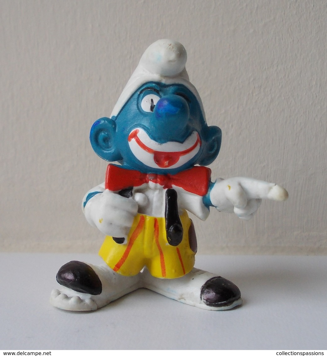 - SCHTROUMPF - Schtroumpf Clown - Peyo 1980 - Schleich - - Smurfs