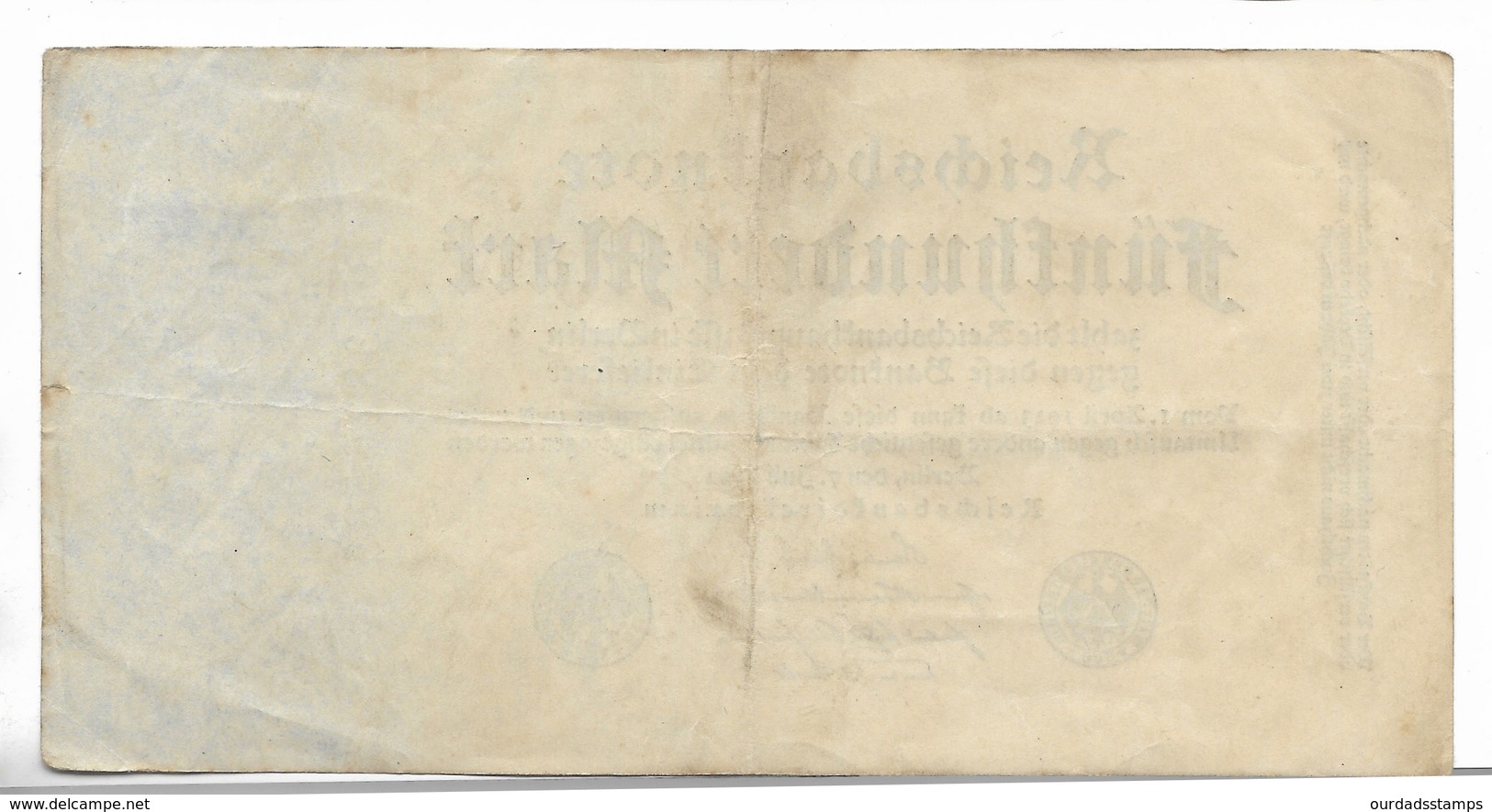 Germany, Reichsbanknote, 500 marks x 3 from 1922 (bnk003)