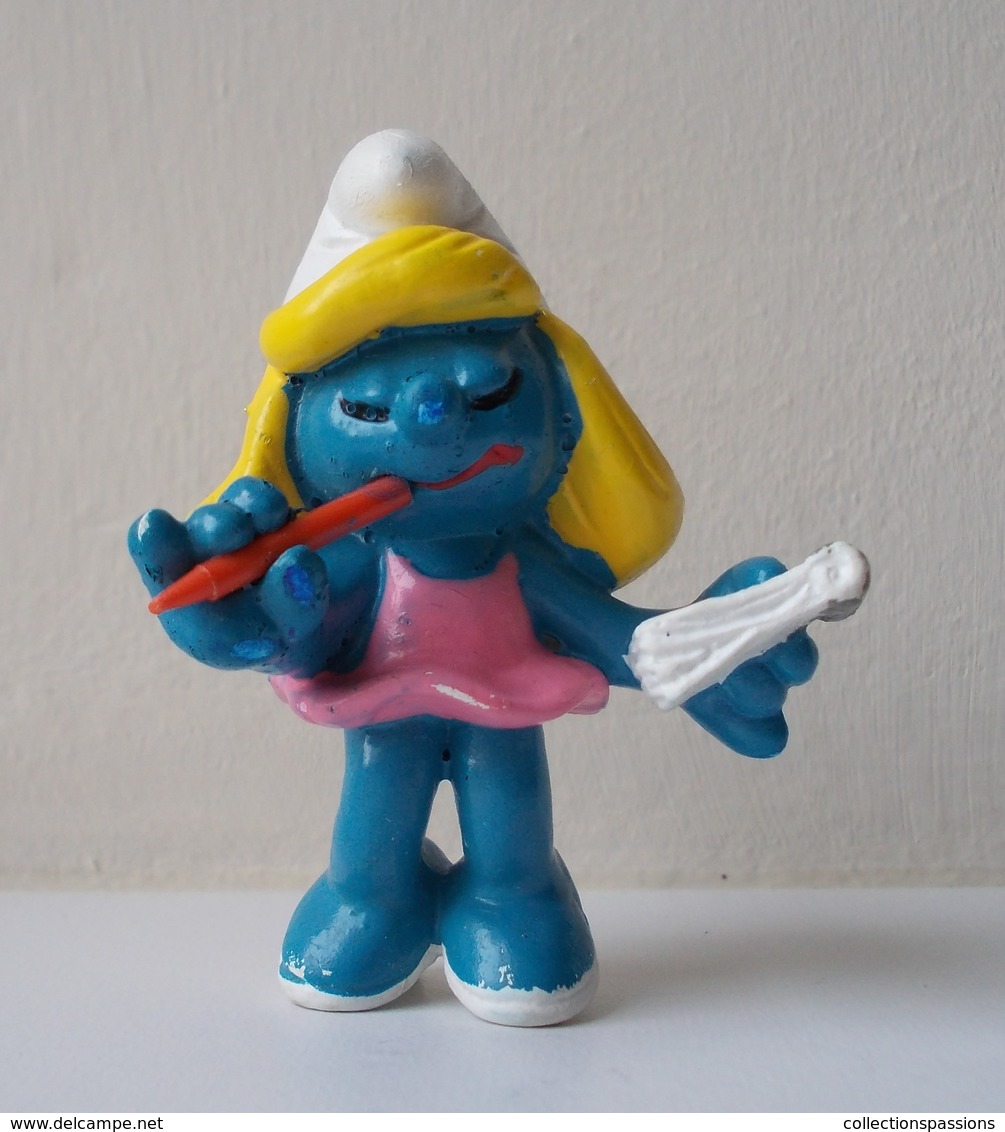 - SCHTROUMPF - Schtroumpfette Secrétaire - Peyo - Schleich - - Smurfs