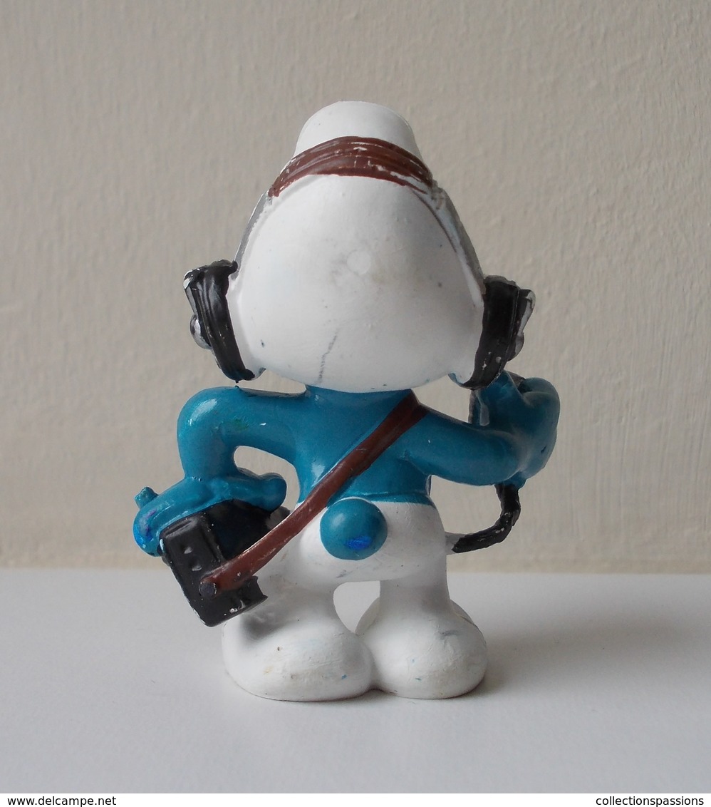 - SCHTROUMPF - Schtroumpf CB - Peyo 1982 - Schleich - - Smurfs