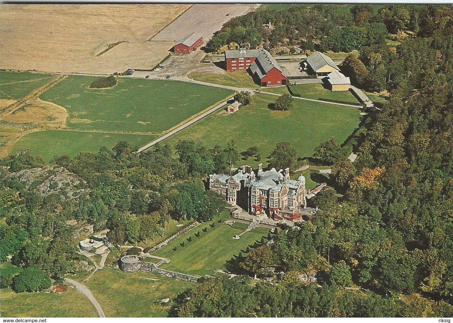 Sweden - Tjolöhols Slott. Castle.   Airview.      B-3169 - Sweden