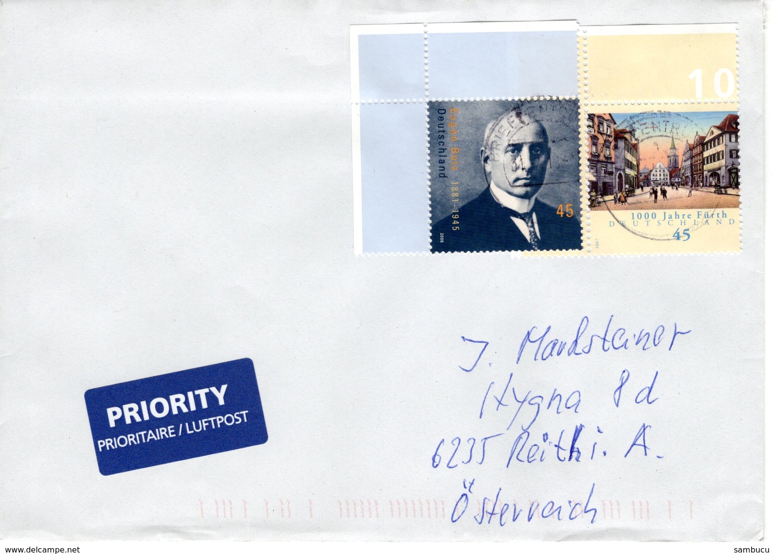 Auslandsbrief Von Briefzentrum 32 Mit 2 X 45 Cent   2018 - Briefe U. Dokumente