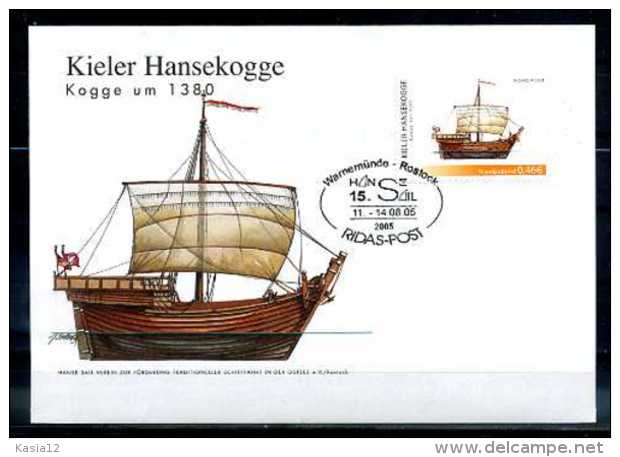 A14520)Schiffe: Bundesrepublik Privatpost Ridas Brief - Bateaux