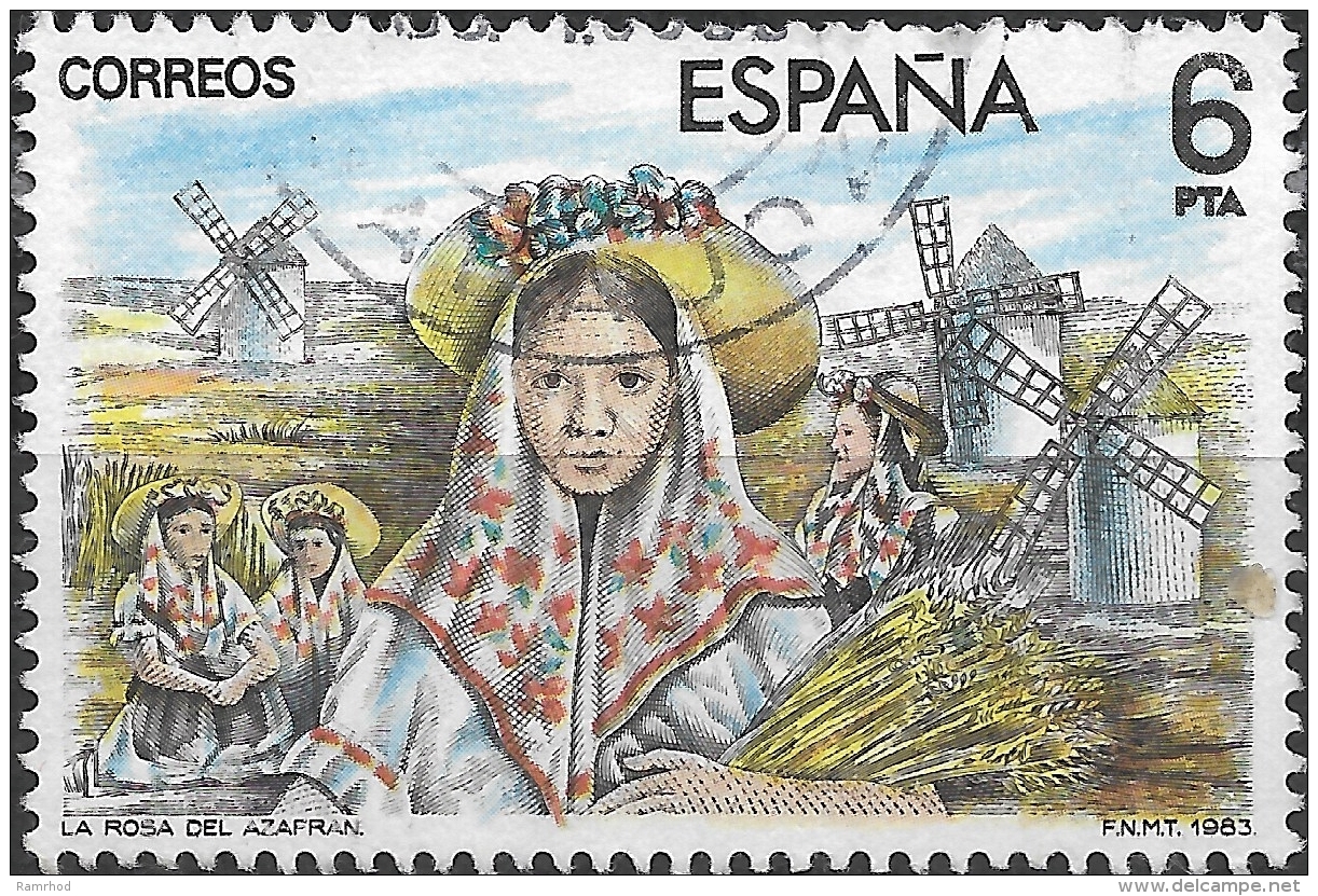 SPAIN 1983 Masters Of Operetta - 6p - Scene From La Rosa Del Azafran FU - Used Stamps