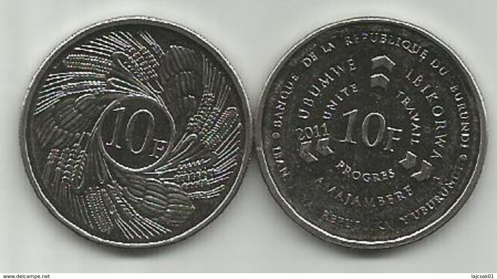 Burundi 10 Francs  2011. High Grade - Burundi