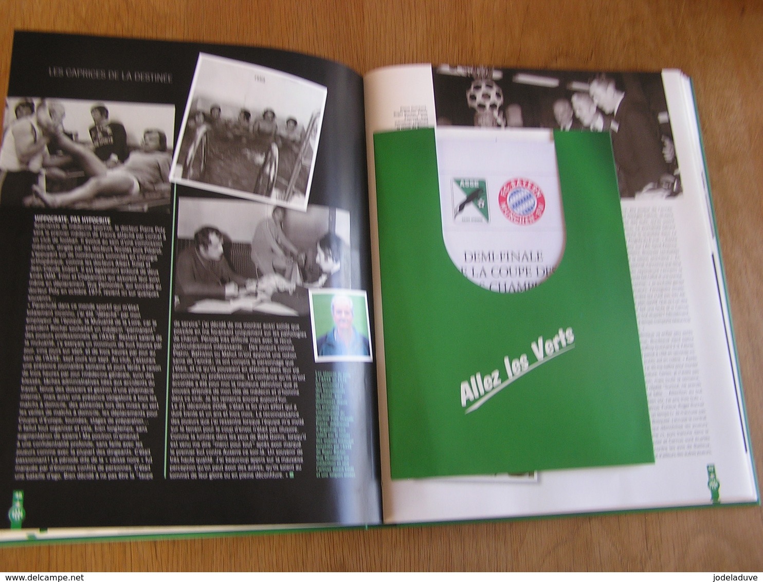 LE LIVRE OFFICIEL DE L' ASSE SAINT ETIENNE Les Verts Les Objets de la Légende Sport Football 1 ère Division France Loire