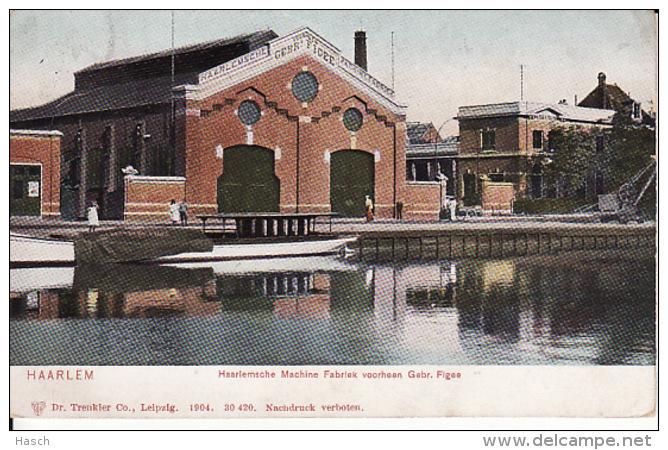 27275Haarlem, Haarlemsche Machine Fabriek Voorheen Gebr. Figee (poststempel 1905) - Haarlem