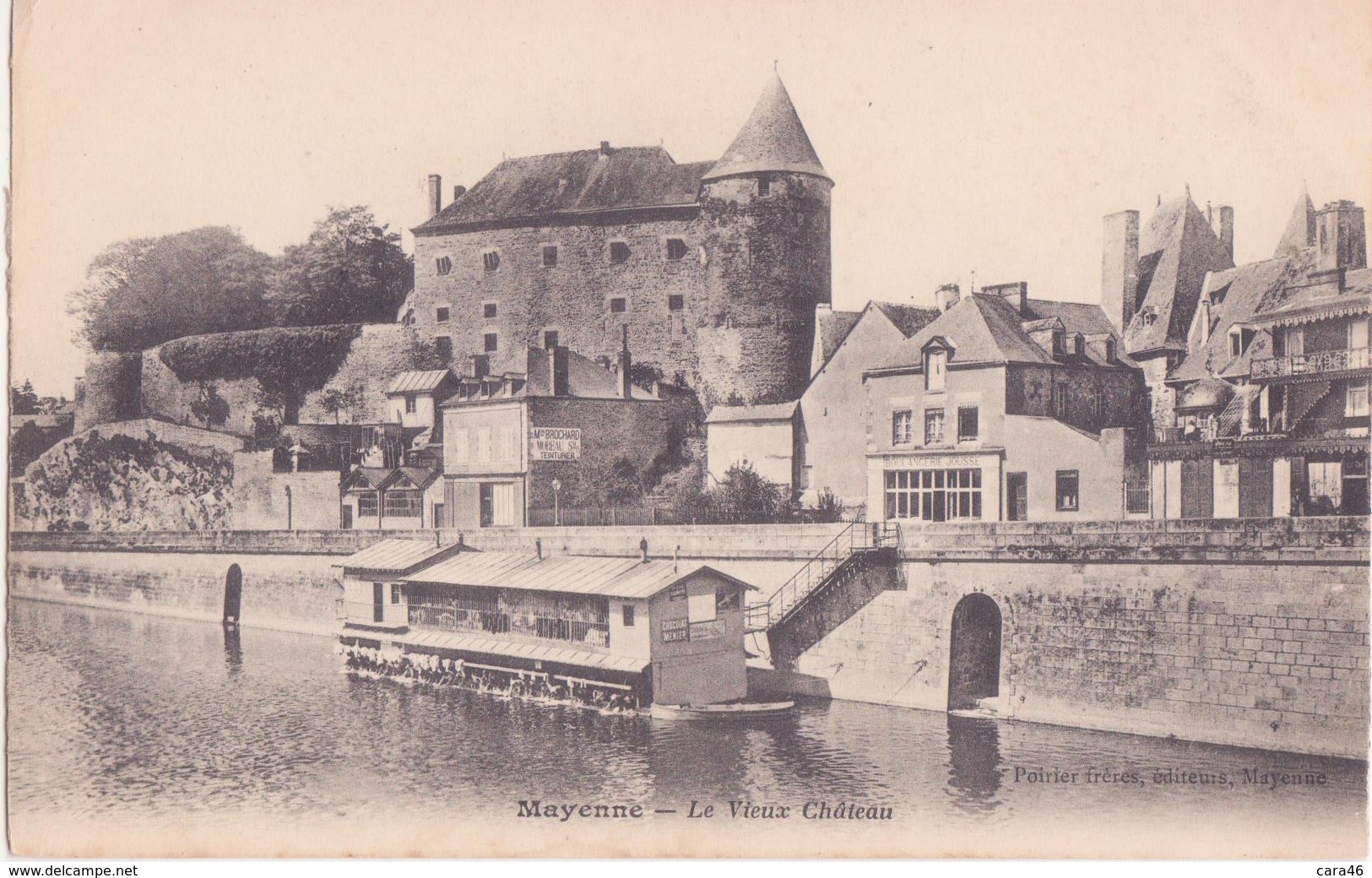 CPA -  MAYENNE Le Vieux Château - Mayenne