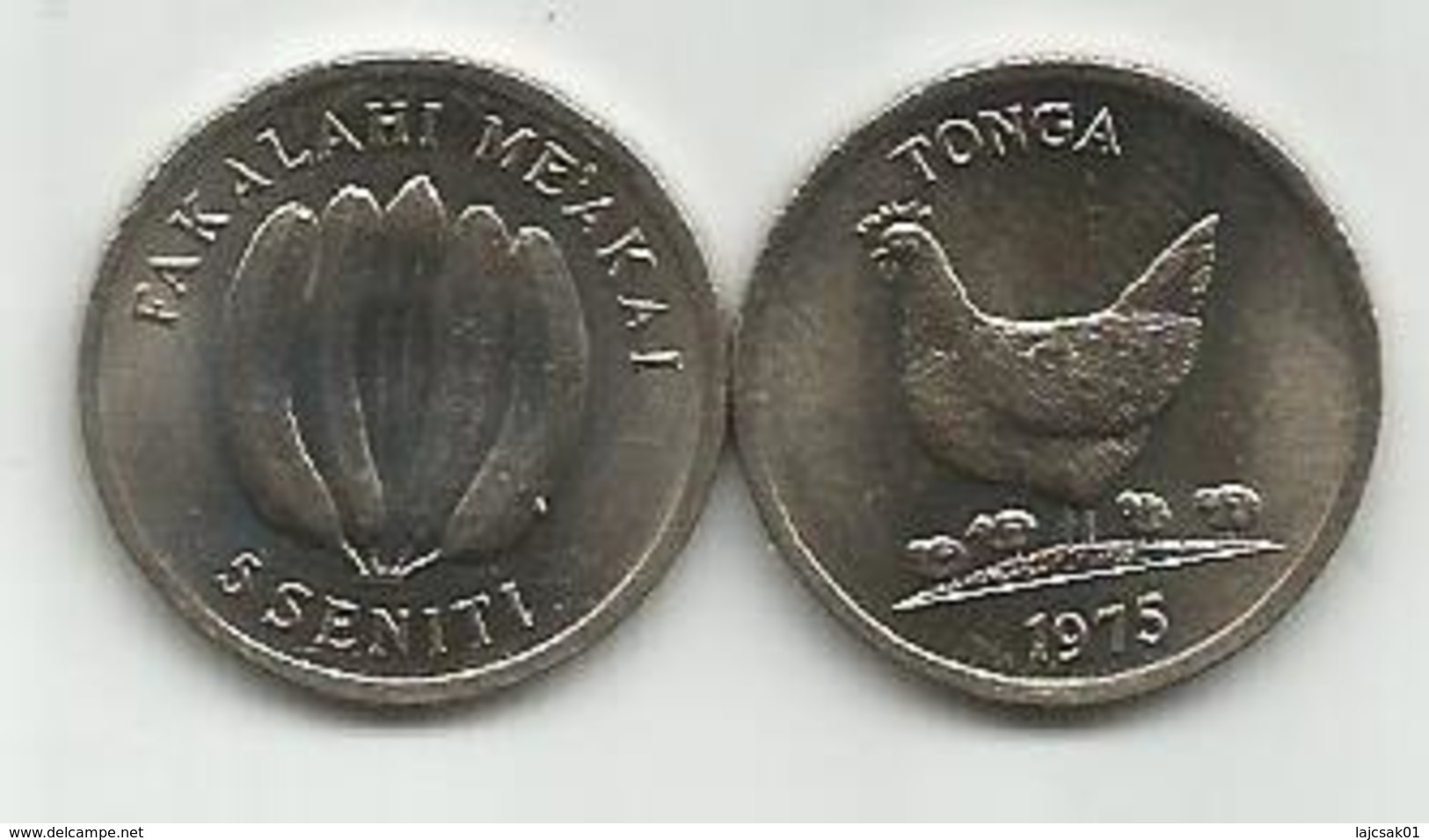 Tonga 5 Seniti 1975. FAO High Grade - Tonga