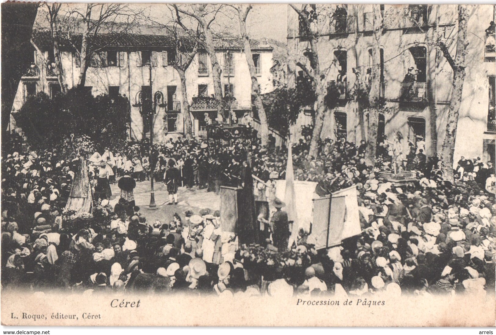 FR66 CERET - Roque - Procession De Pâques - Animée - Belle - Ceret