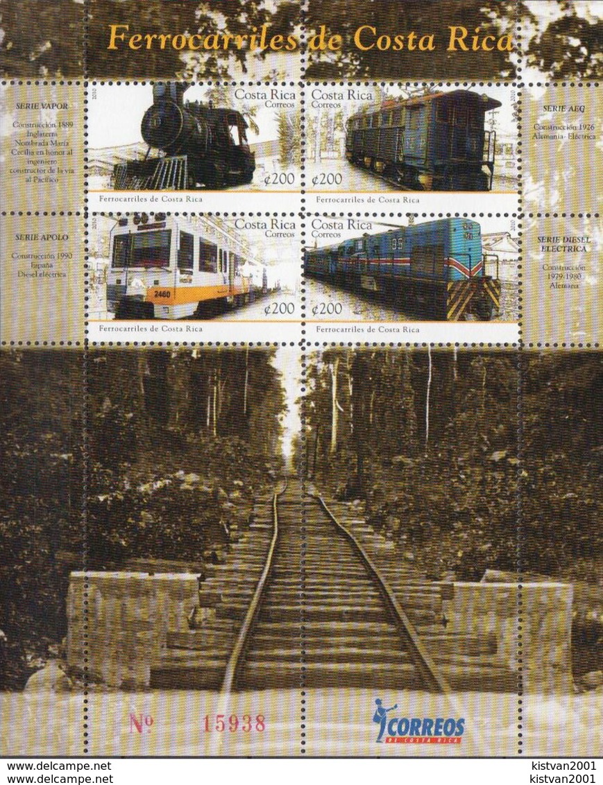 Costa Rica MNH Sheetlet And 3 More Items From Costa Rica - Summer 2012: London