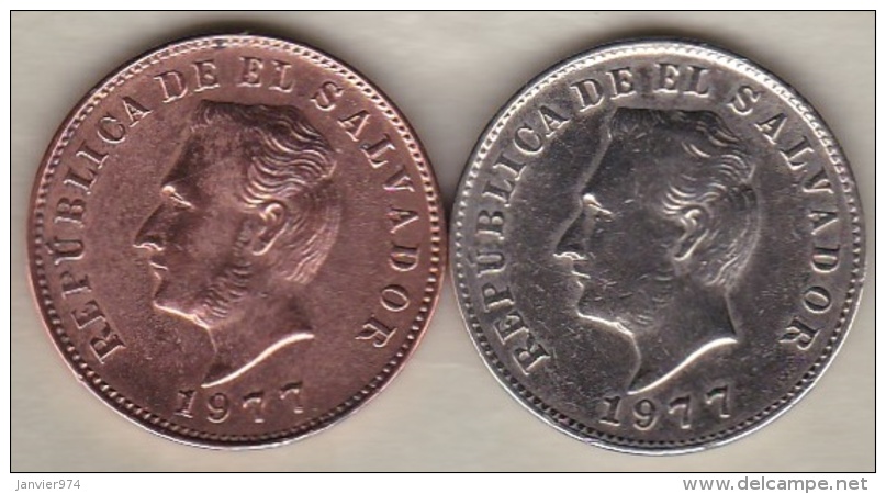 Salvador . 5 Centavos 1977. Not Listed In WORLD COINS . Non Répertorié Dans Le WORD COINS - El Salvador