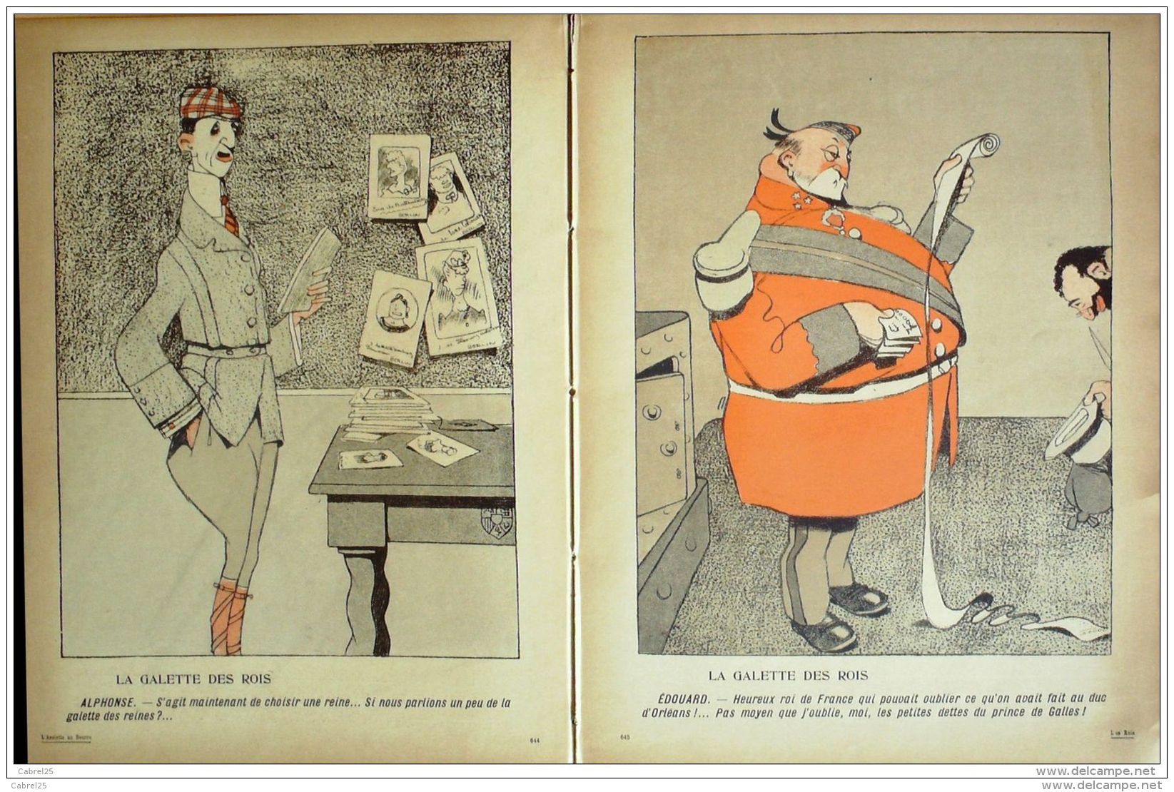 L'ASSIETTE AU BEURRE-1905-249-GRAVURES  GUILLAUME-LES ROIS - 1900 - 1949