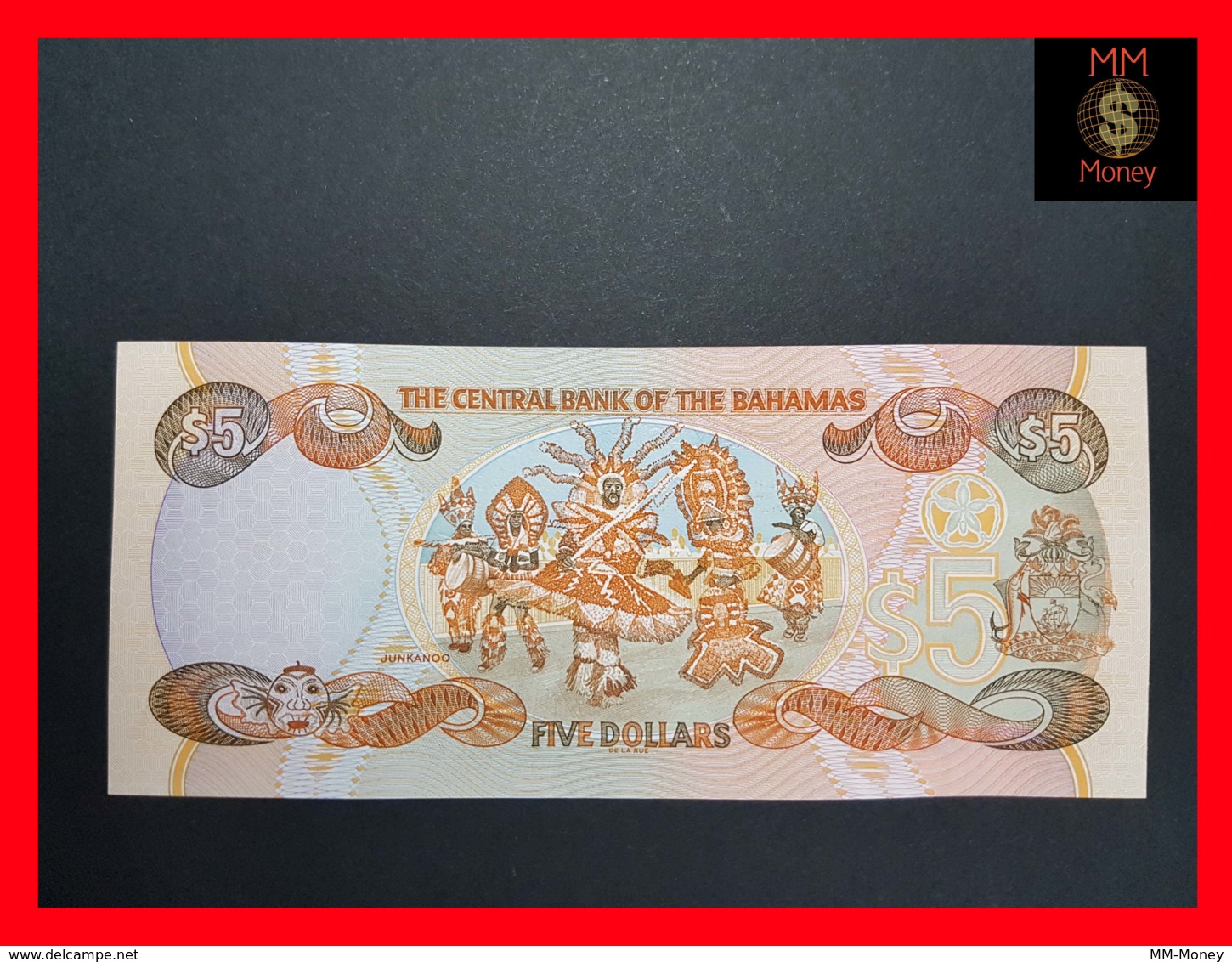 BAHAMAS 5 $ 2001 P. 63 B UNC - Bahamas