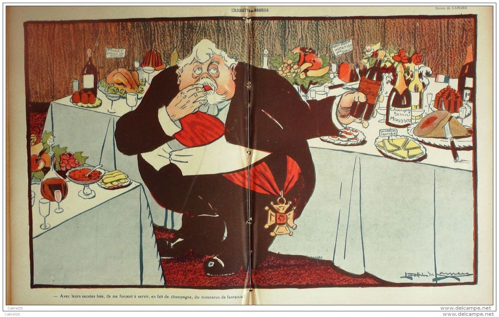 L'ASSIETTE AU BEURRE-1909-418-GRAVURES CAMARA VILLEMOT-LE GACHIS