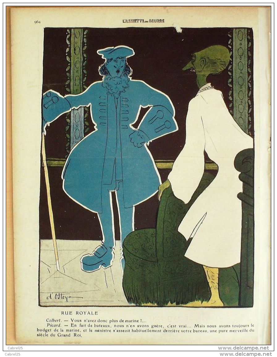 L'ASSIETTE AU BEURRE-1909-424-GRAVURES OSTOYA-LA DEBACLE De La MARINE - 1900 - 1949