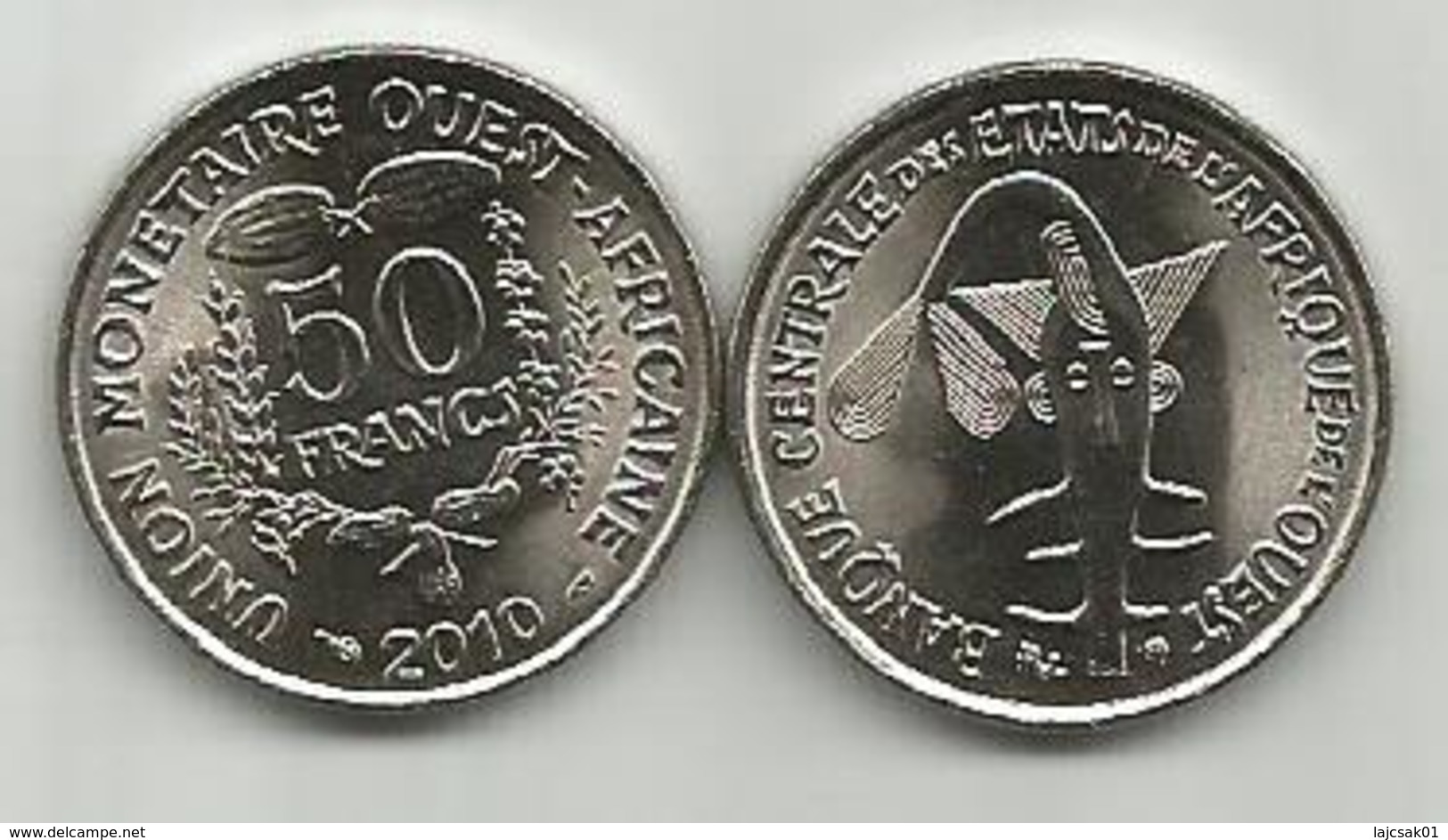 West African States 50 Francs 2010. High Grade - Autres – Afrique