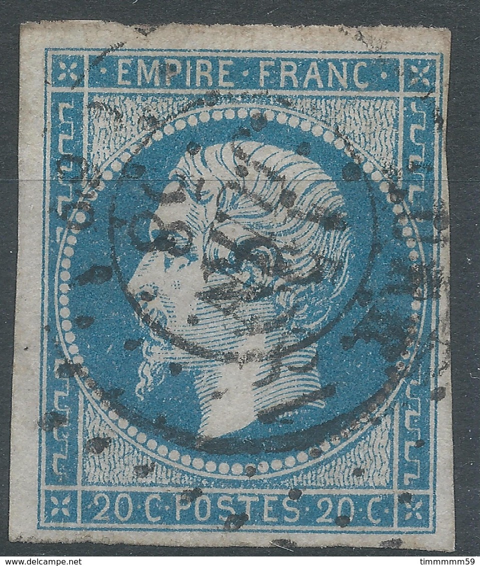 Lot N°44523  N°14A, Oblit Losange PC 1803 Et Cachet à Date De Lure, Saône-et-Loire (70), Bonnes Marges - 1853-1860 Napoléon III