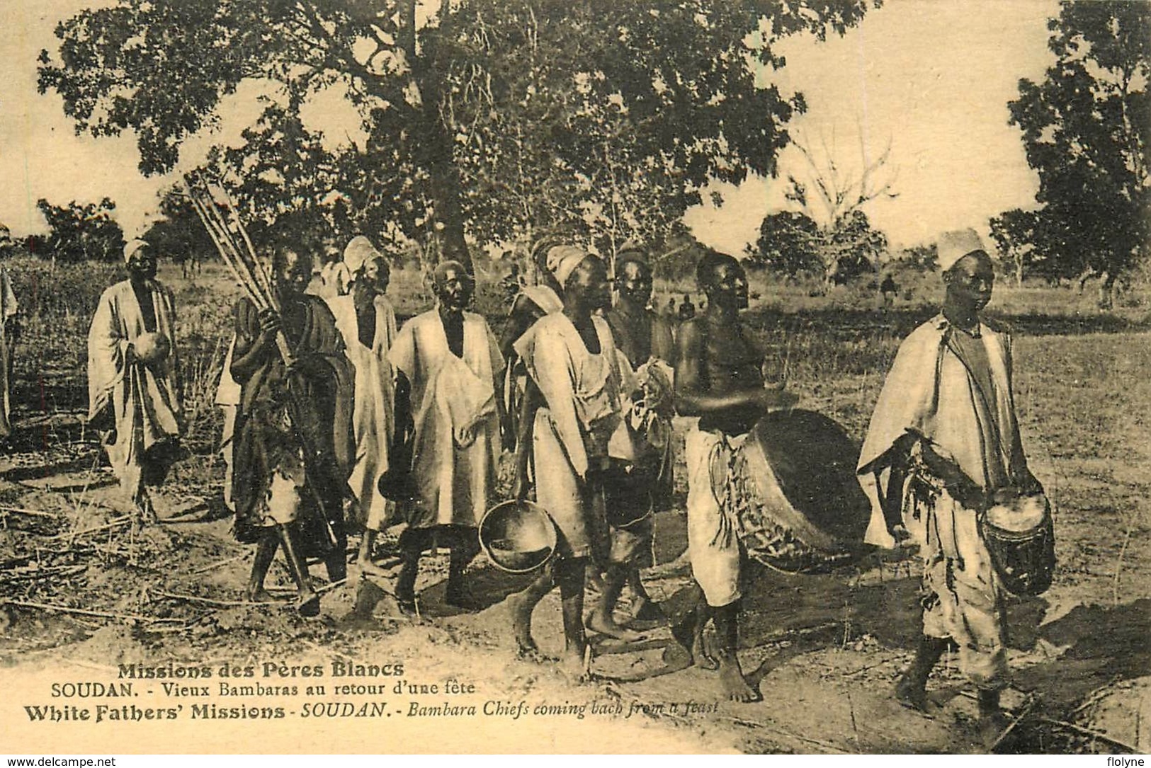 Soudan - Sudan - Bambara Chiefscoming Bach From A Feast - Ethnic Ethno - Belle Animation - AA75 - Sudan