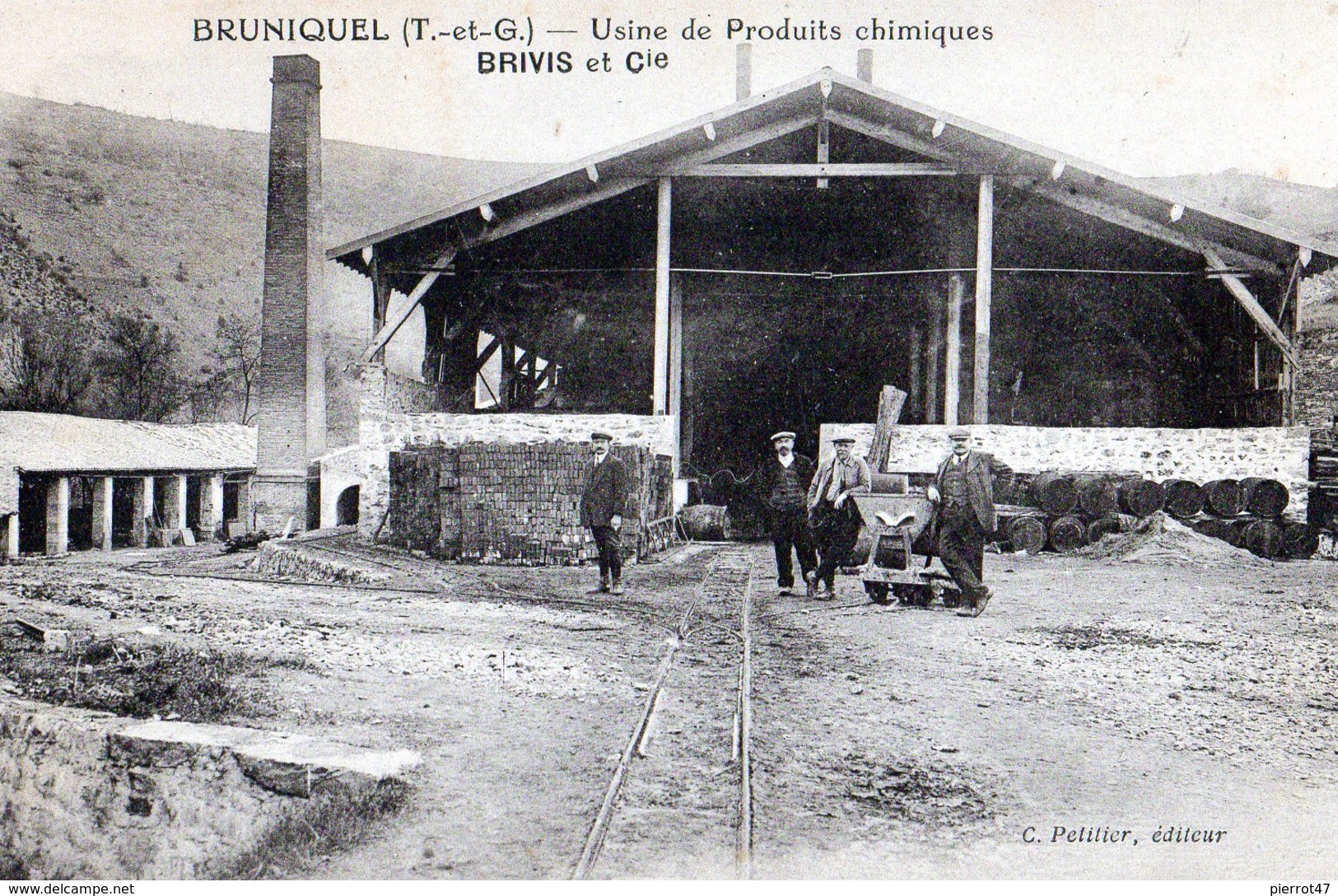 BRUNIQUEL:L'Usine De Produits Chimiques BRIVIS Et Cie,tbe. - Autres & Non Classés