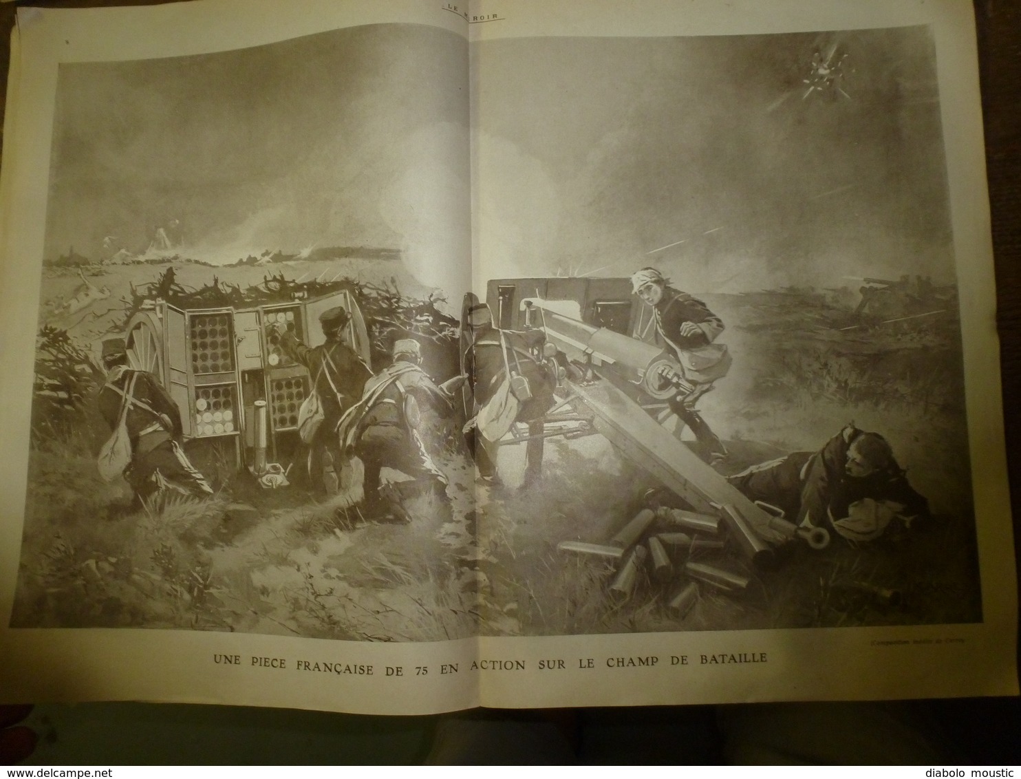 1914 LE MIROIR :Chien-soldat Belge Blessé ;Kiao-Tchéou Attaqué Par Japonais;Belges à Visé,Louvain;Détail D'une Mine;etc - Français