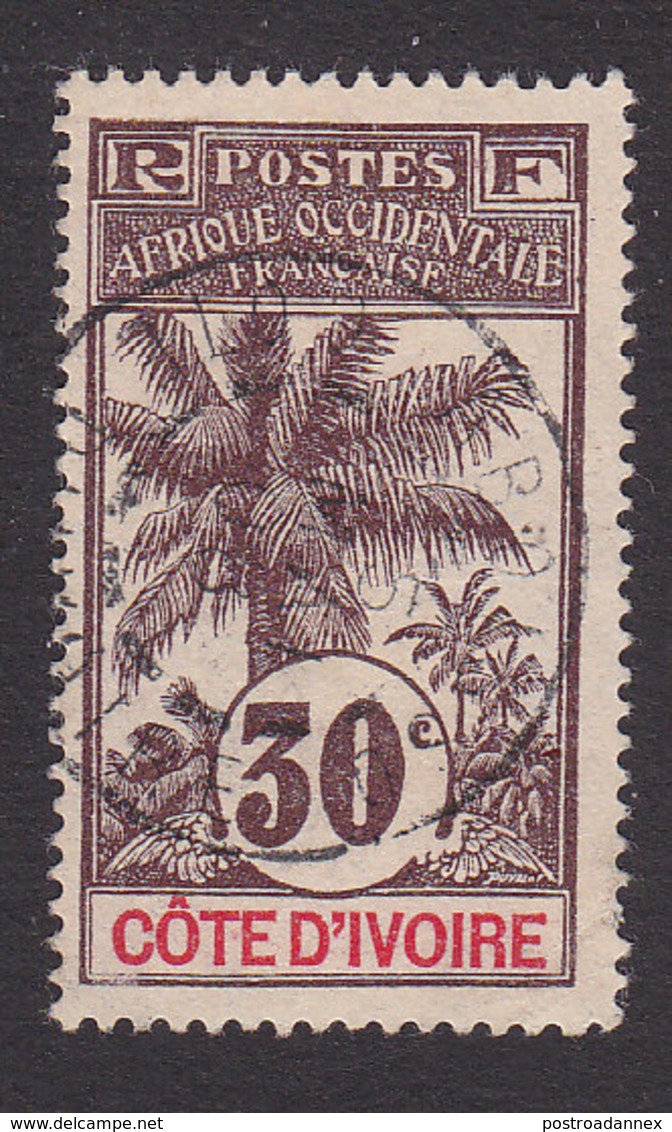 Ivory Coast, Scott 28, Used, Oil Palm, Issued 1906 - Used Stamps