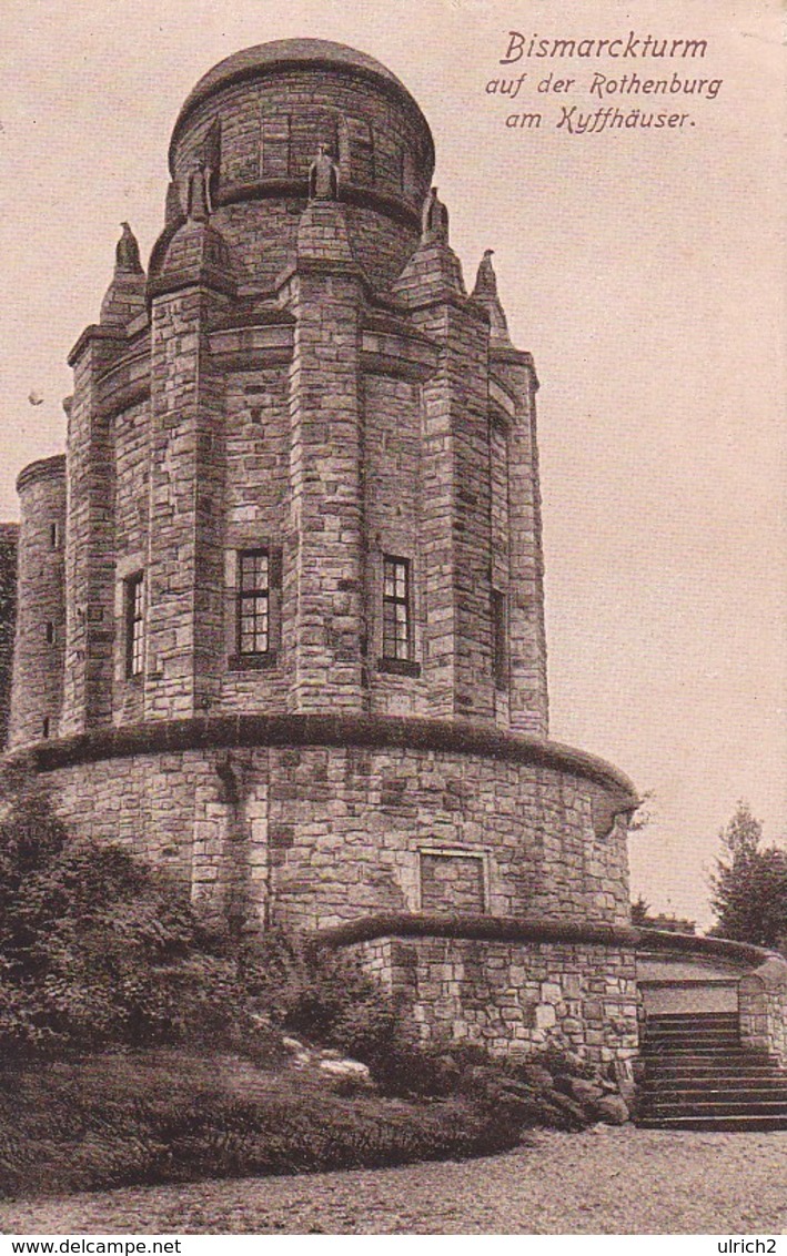 AK Bismarckturm Auf Der Rothenburg Am Kyffhäuser  (36271) - Kyffhäuser