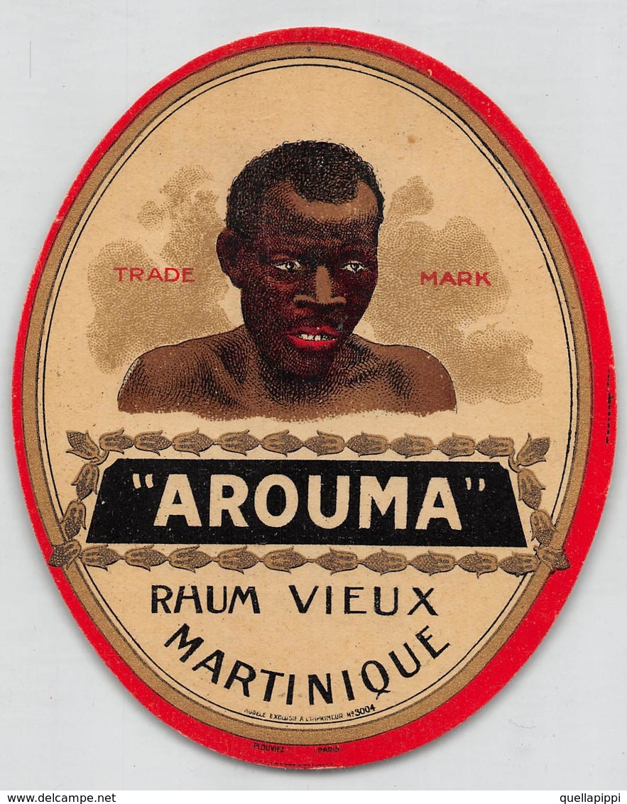 08311 "AROUMA - RHUM VIEUX MARTINIQUE" ETICHETTA ORIG - Rhum