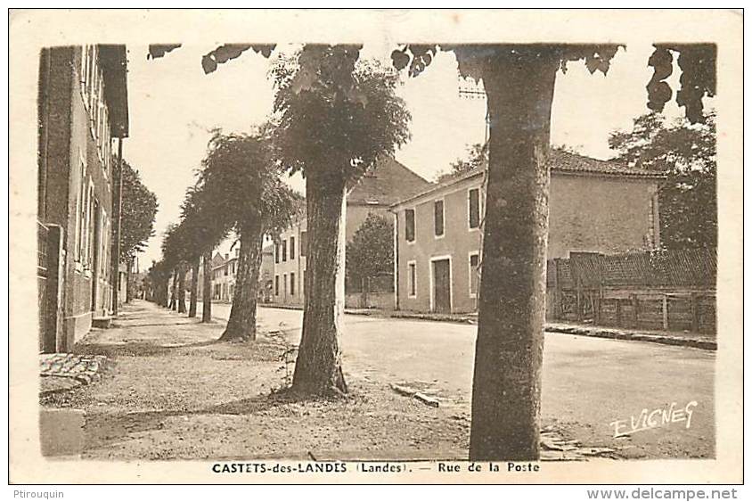 CASTETS DES LANDES - Rue De La Poste  - EN ETAT - Castets