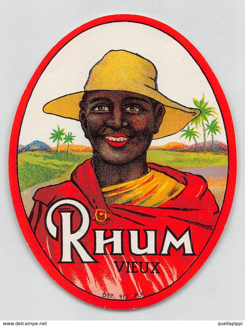 08313 "RHUM VIEUX" ETICHETTA ORIG - Rum