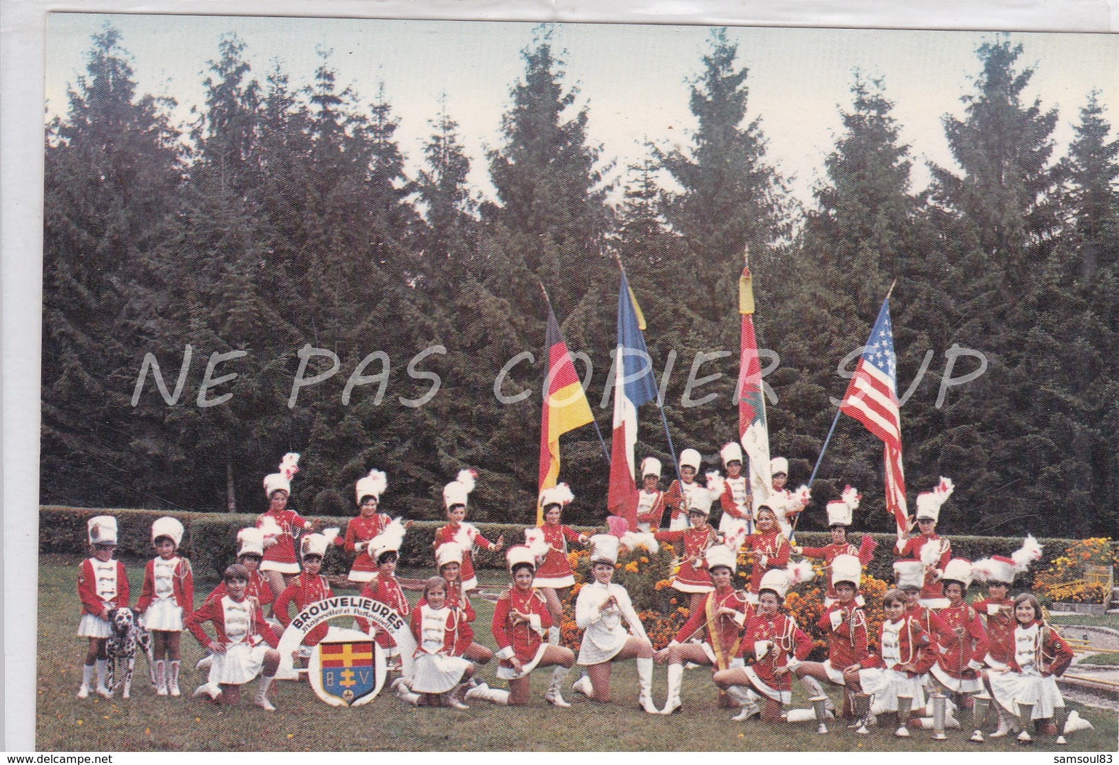 CPSM BROUVELIEURES 88 MAJORETTES PASTOURELLES DE LA FORET - Brouvelieures